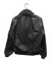 GROUND Y (グラウンドワイ) VEGETABLE TANNED LAMB LEATHER B-15 FLIGHT JACKET ブラック サイズ:3 未使用品：90000円