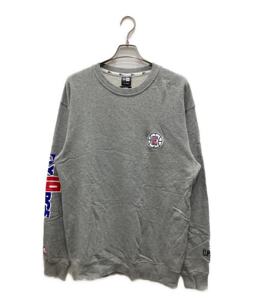 New Era（ニューエラ）New Era (ニューエラ) X-LARGE (エクストララージ) NBA (エヌビーエー) クルーネックスウェット グレー サイズ:XXLの古着・服飾アイテム