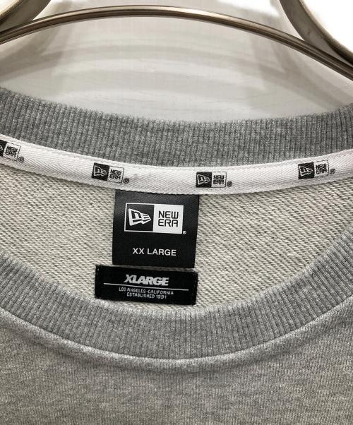 New Era（ニューエラ）New Era (ニューエラ) X-LARGE (エクストララージ) NBA (エヌビーエー) クルーネックスウェット グレー サイズ:XXLの古着・服飾アイテム