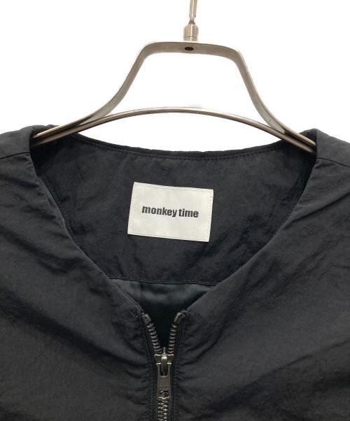 MONKEY TIME（モンキータイム）MONKEY TIME (モンキータイム) PRIMALOFT® BLACK INSULATION VEST ブラック サイズ:Sの古着・服飾アイテム
