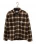 CARHARTT WIP（カーハート ワーク イン プログレス）の古着「LASHLEY SHIRT JAC」｜ブラウン×ベージュ