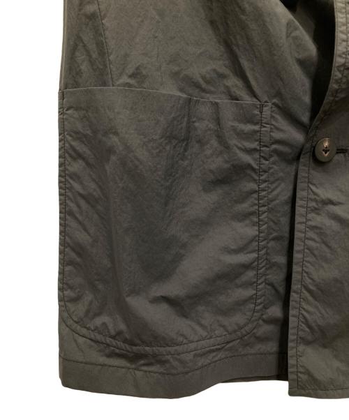 UNITED ARROWS（ユナイテッドアローズ）UNITED ARROWS (ユナイテッドアローズ) ダントツ撥水 オーディナリー ナイロン ４ボタン ダブル ジャケット グレー サイズ:Mの古着・服飾アイテム