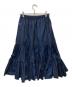 LE CIEL BLEU (ルシェルブルー) Taffeta Gathered Midi Skirt ネイビー サイズ:36 未使用品：5000円