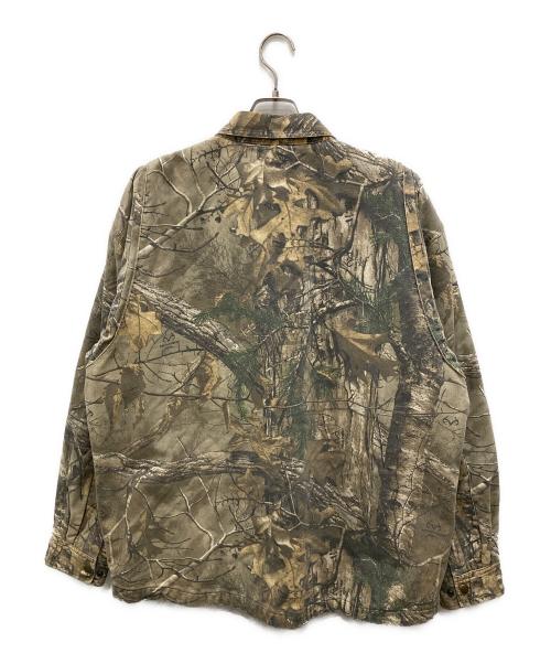 CarHartt（カーハート）CarHartt (カーハート) ツリーカモスナップボタンシャツジャケット ベージュ サイズ:XLの古着・服飾アイテム