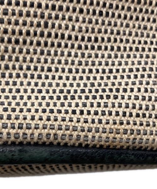 HERMES（エルメス）HERMES (エルメス) サクソーMM/トートバッグ ベージュ×ブラックの古着・服飾アイテム