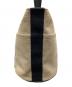 HERMES (エルメス) サクソーMM/トートバッグ ベージュ×ブラック：30000円