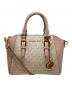 MICHAEL KORS（マイケルコース）の古着「2WAYバッグ」｜ピンク×ベージュ