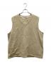 NIGEL CABOURN（ナイジェルケーボン）の古着「FRENCH WORK SHORT VEST/フレンチ ワーク ショート ベスト」｜ベージュ