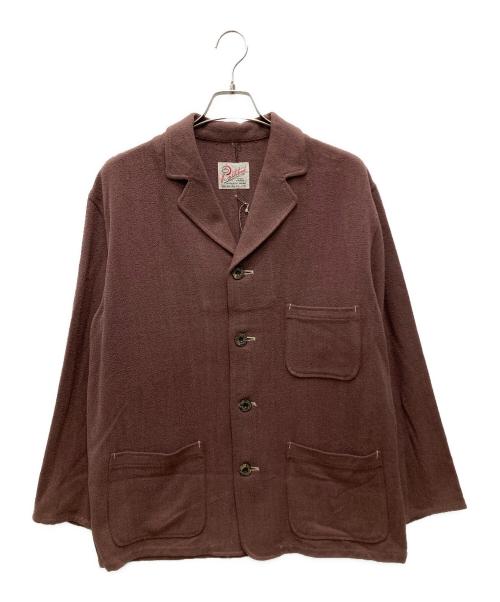 POSH BOY（ポッシュボーイ）posh boy (ポッシュボーイ) ネップ加工コットンジャケット ブラウン サイズ:F 未使用品の古着・服飾アイテム