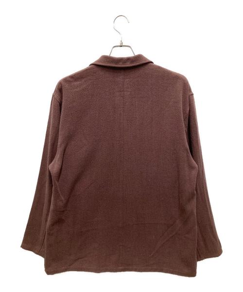 POSH BOY（ポッシュボーイ）posh boy (ポッシュボーイ) ネップ加工コットンジャケット ブラウン サイズ:F 未使用品の古着・服飾アイテム