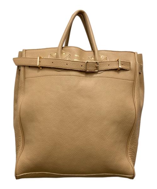 YOUNG & OLSEN The DRYGOODS STORE（ヤングアンドオルセン ザ ドライグッズストア）YOUNG & OLSEN The DRYGOODS STORE (ヤングアンドオルセン ザ ドライグッズストア) FRAMeWORK (フレームワーク) 別注ベルトレザーバッグ ベージュの古着・服飾アイテム