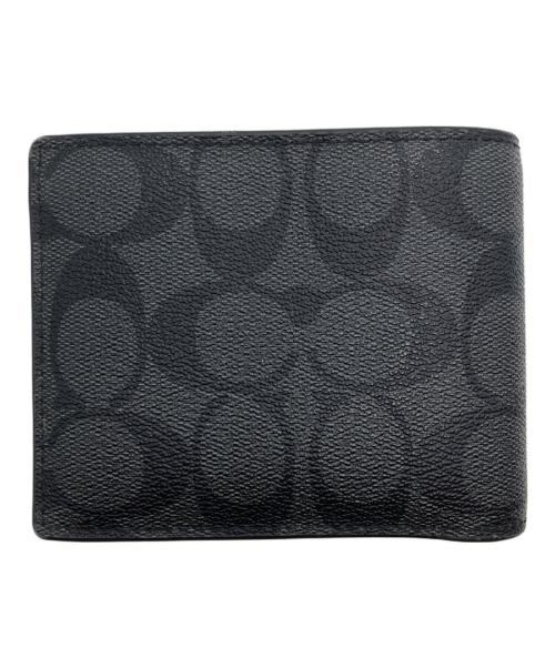 COACH（コーチ）COACH (コーチ) 3-IN-1 ウォレット シグネチャー キャンバス グレーの古着・服飾アイテム