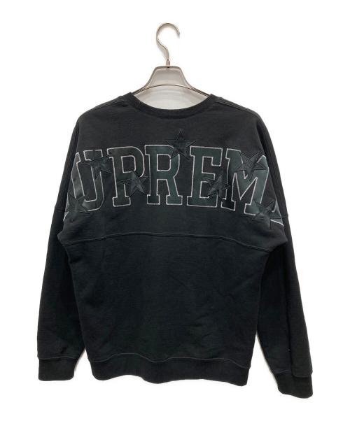 SUPREME（シュプリーム）Supreme (シュプリーム) Stars Crewneck ブラック サイズ:Mの古着・服飾アイテム