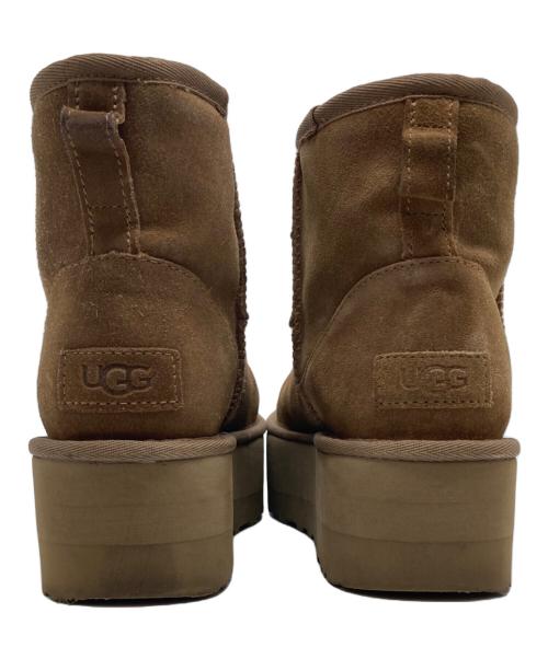 UGG（アグ）UGG (アグ) Classic Mini Platform / 厚底ムートンブーツクラシック ミニ プラットフォーム  ブラウン サイズ:23の古着・服飾アイテム