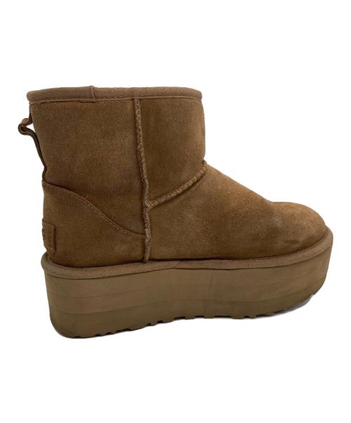 UGG（アグ）UGG (アグ) Classic Mini Platform / 厚底ムートンブーツクラシック ミニ プラットフォーム  ブラウン サイズ:23の古着・服飾アイテム
