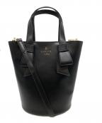 LANVIN en Bleuランバンオンブルー）の古着「アンス2WAYバッグ」｜ブラック