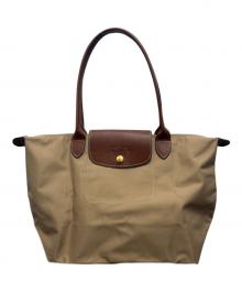 LONGCHAMP（ロンシャン）の古着「ル プリアージュ トートバッグ」｜ベージュ