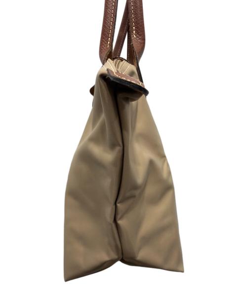 LONGCHAMP（ロンシャン）LONGCHAMP (ロンシャン) ル プリアージュ トートバッグ ベージュの古着・服飾アイテム