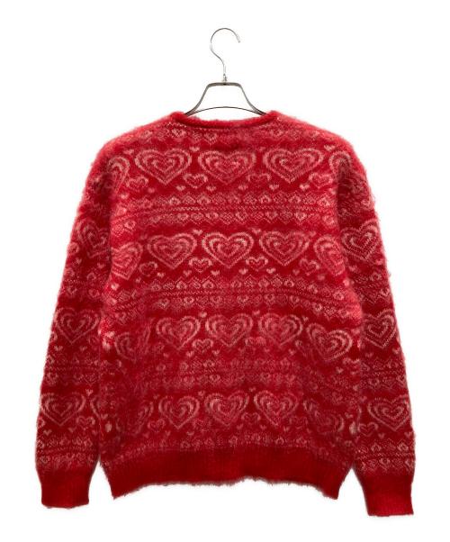 Needles（ニードルズ）Needles (ニードルズ) Mohair Cardigan Heart/モヘアカーディガンハート レッド サイズ:XSの古着・服飾アイテム