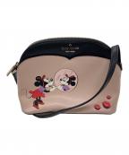 Kate Spade×DISNEYケイトスペード×ディズニー）の古着「ショルダーバッグ」｜ピンク×ブラック