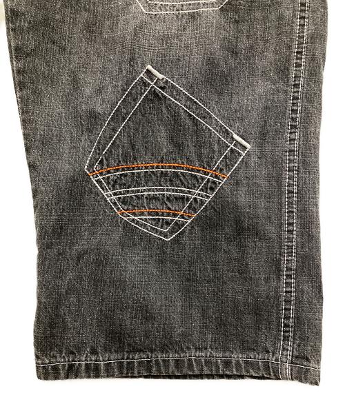 FOCUS（フォーカス）FOCUS (フォーカス) 刺繍デニムパンツ グレー サイズ:42の古着・服飾アイテム