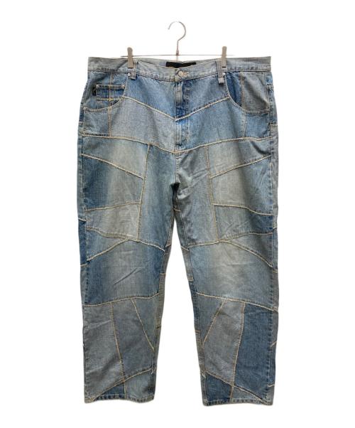VIBES（バイブス）vibes (バイブス) 継ぎ接ぎデニムパンツ インディゴ サイズ:46の古着・服飾アイテム