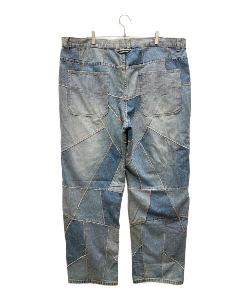VIBES（バイブス）vibes (バイブス) 継ぎ接ぎデニムパンツ インディゴ サイズ:46の古着・服飾アイテム