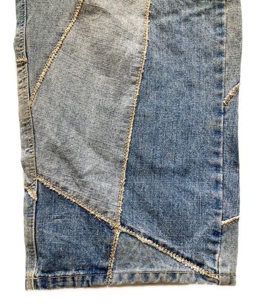 VIBES（バイブス）vibes (バイブス) 継ぎ接ぎデニムパンツ インディゴ サイズ:46の古着・服飾アイテム