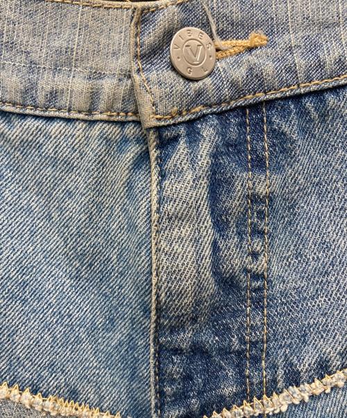 VIBES（バイブス）vibes (バイブス) 継ぎ接ぎデニムパンツ インディゴ サイズ:46の古着・服飾アイテム