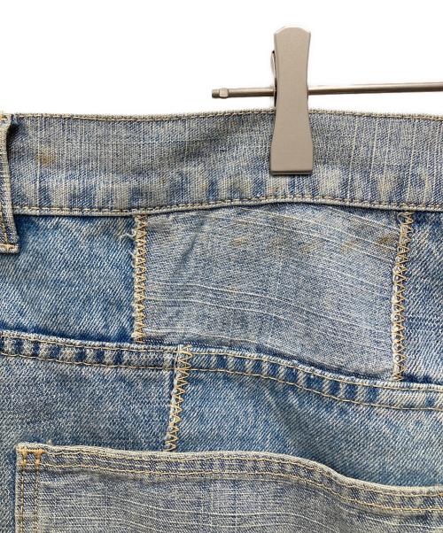 VIBES（バイブス）vibes (バイブス) 継ぎ接ぎデニムパンツ インディゴ サイズ:46の古着・服飾アイテム