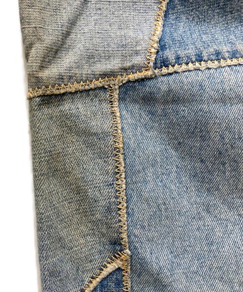 VIBES（バイブス）vibes (バイブス) 継ぎ接ぎデニムパンツ インディゴ サイズ:46の古着・服飾アイテム