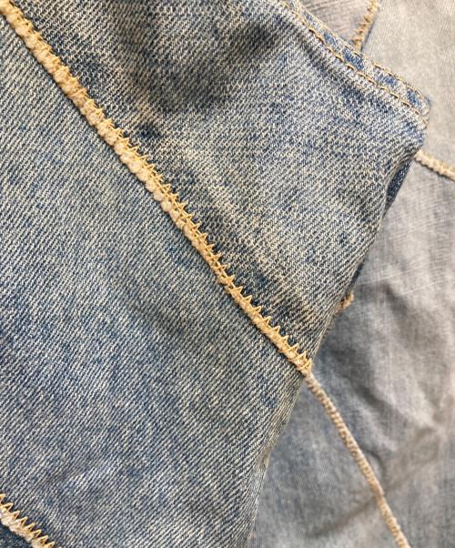VIBES（バイブス）vibes (バイブス) 継ぎ接ぎデニムパンツ インディゴ サイズ:46の古着・服飾アイテム