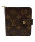 LOUIS VUITTON（ルイ ヴィトン）の古着「2つ折り財布」｜ブラウン