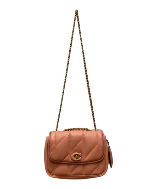 COACH（コーチ）COACH (コーチ) Pillow Madison Shoulder Bag/ピロー マディソン ショルダー バッグ コーラルピンクの古着・服飾アイテム