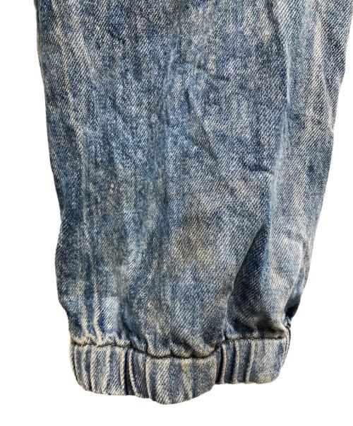 DIESEL（ディーゼル）DIESEL (ディーゼル) D-FLOW-FSE ダート加工デニムプルオーバー ブルー サイズ:Lの古着・服飾アイテム