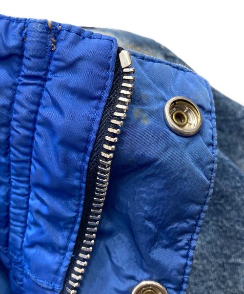 DIESEL（ディーゼル）DIESEL (ディーゼル) D-FLOW-FSE ダート加工デニムプルオーバー ブルー サイズ:Lの古着・服飾アイテム
