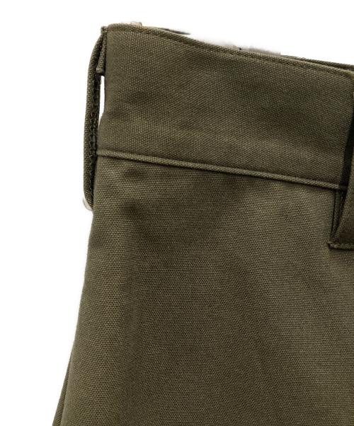 YOHJI YAMAMOTO（ヨウジヤマモト）YOHJI YAMAMOTO (ヨウジヤマモト) レイヤードパンツ グリーン サイズ:1の古着・服飾アイテム