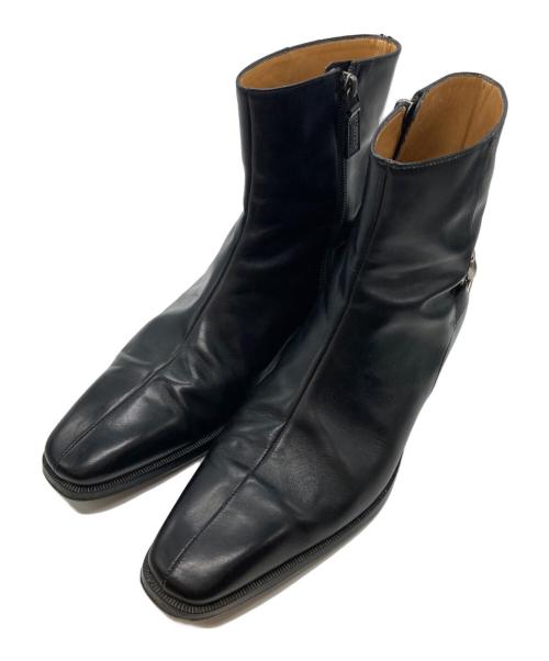 GUCCI（グッチ）GUCCI (グッチ) ホースビットジョッパーブーツ ブラック サイズ:40の古着・服飾アイテム