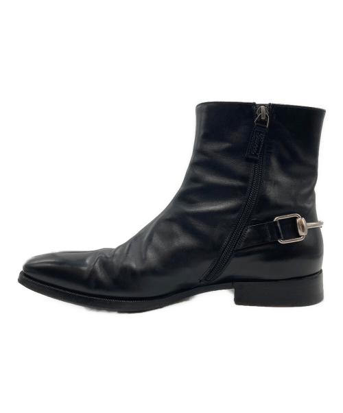 GUCCI（グッチ）GUCCI (グッチ) ホースビットジョッパーブーツ ブラック サイズ:40の古着・服飾アイテム