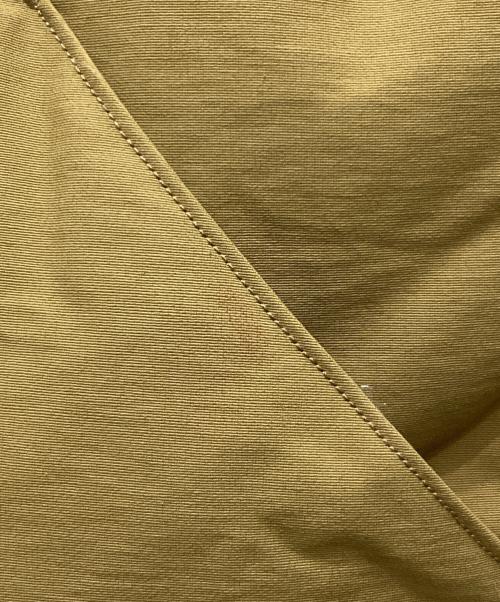 SUGAR CANE（シュガーケーン）SUGAR CANE (シュガーケーン) LEATHER YOKE T/C DOWN VEST/レザーヨーク T/C ダウンベスト ブラウン×カーキ サイズ:Mの古着・服飾アイテム