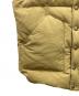 中古・古着 SUGAR CANE (シュガーケーン) LEATHER YOKE T/C DOWN VEST/レザーヨーク T/C ダウンベスト ブラウン×カーキ サイズ:M：8000円