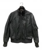 MORGAN MEMPHIS BELLEモーガン メンフィス ベル）の古着「ドイツ空軍タイプ レザー製フライトジャケット」｜グレー