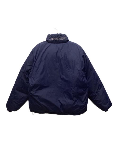 SANTA CRUZ（サンタクルーズ）SANTA CRUZ (サンタクルーズ) リバーシブル中綿ジャケット ベージュ×ネイビー サイズ:Mの古着・服飾アイテム