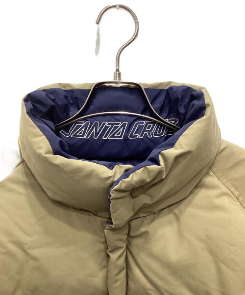 SANTA CRUZ（サンタクルーズ）SANTA CRUZ (サンタクルーズ) リバーシブル中綿ジャケット ベージュ×ネイビー サイズ:Mの古着・服飾アイテム
