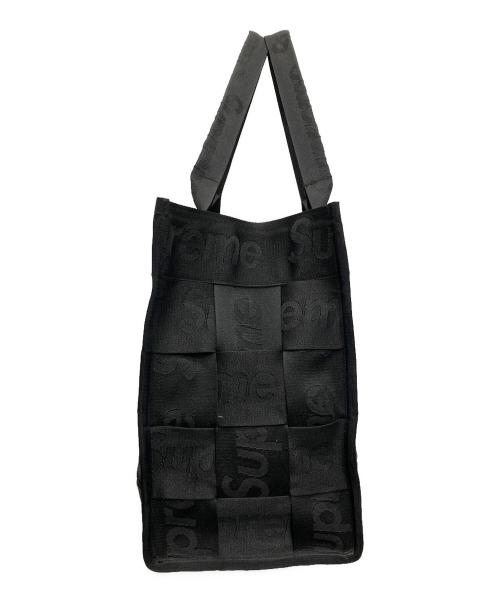 SUPREME（シュプリーム）Supreme (シュプリーム) 23SS Woven Large Tote ブラックの古着・服飾アイテム