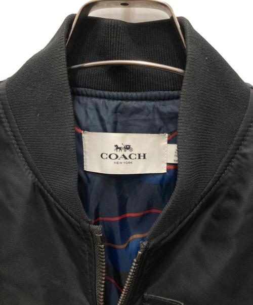 COACH（コーチ）COACH (コーチ) ボンバージャケット ブラック サイズ:XSの古着・服飾アイテム