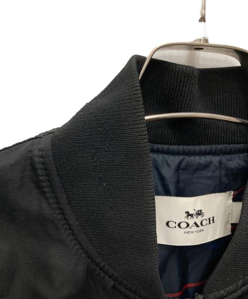 COACH（コーチ）COACH (コーチ) ボンバージャケット ブラック サイズ:XSの古着・服飾アイテム