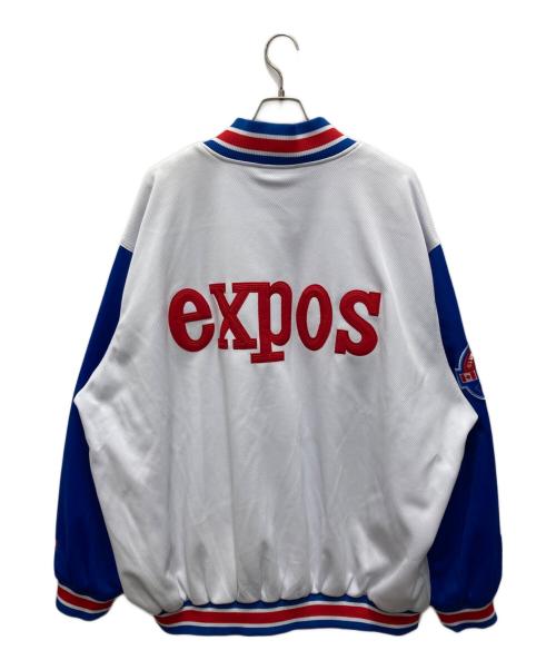 Cooperstown COLLECTION（クーパースダウンコレクション）COOPERSTOWN COLLECTION (クーパースダウンコレクション) スタジャン ブルー×ホワイト サイズ:3XLの古着・服飾アイテム