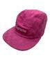 Supreme（シュプリーム）の古着「Checker Weave Camp Cap/ェッカー ウィーブ キャンプ キャップ」｜ピンク