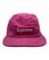 中古・古着 Supreme (シュプリーム) Checker Weave Camp Cap/ェッカー ウィーブ キャンプ キャップ ピンク：6000円